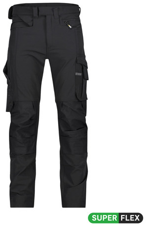 DASSY-Stretch-Arbeitshose, IMPAX, schwarz