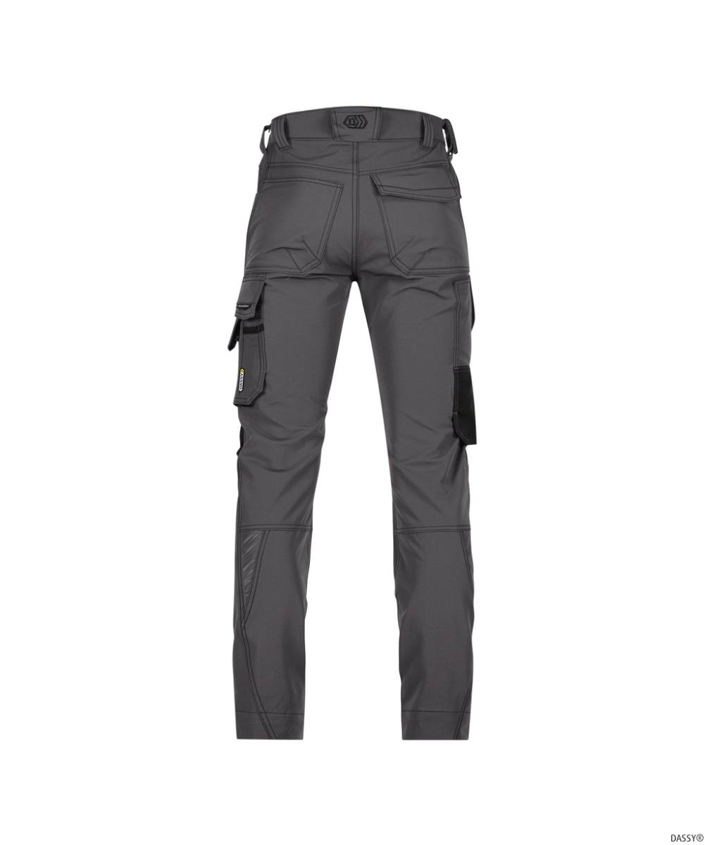 DASSY-Stretch-Arbeitshose, IMPAX, anthrazitgrau/schwarz
