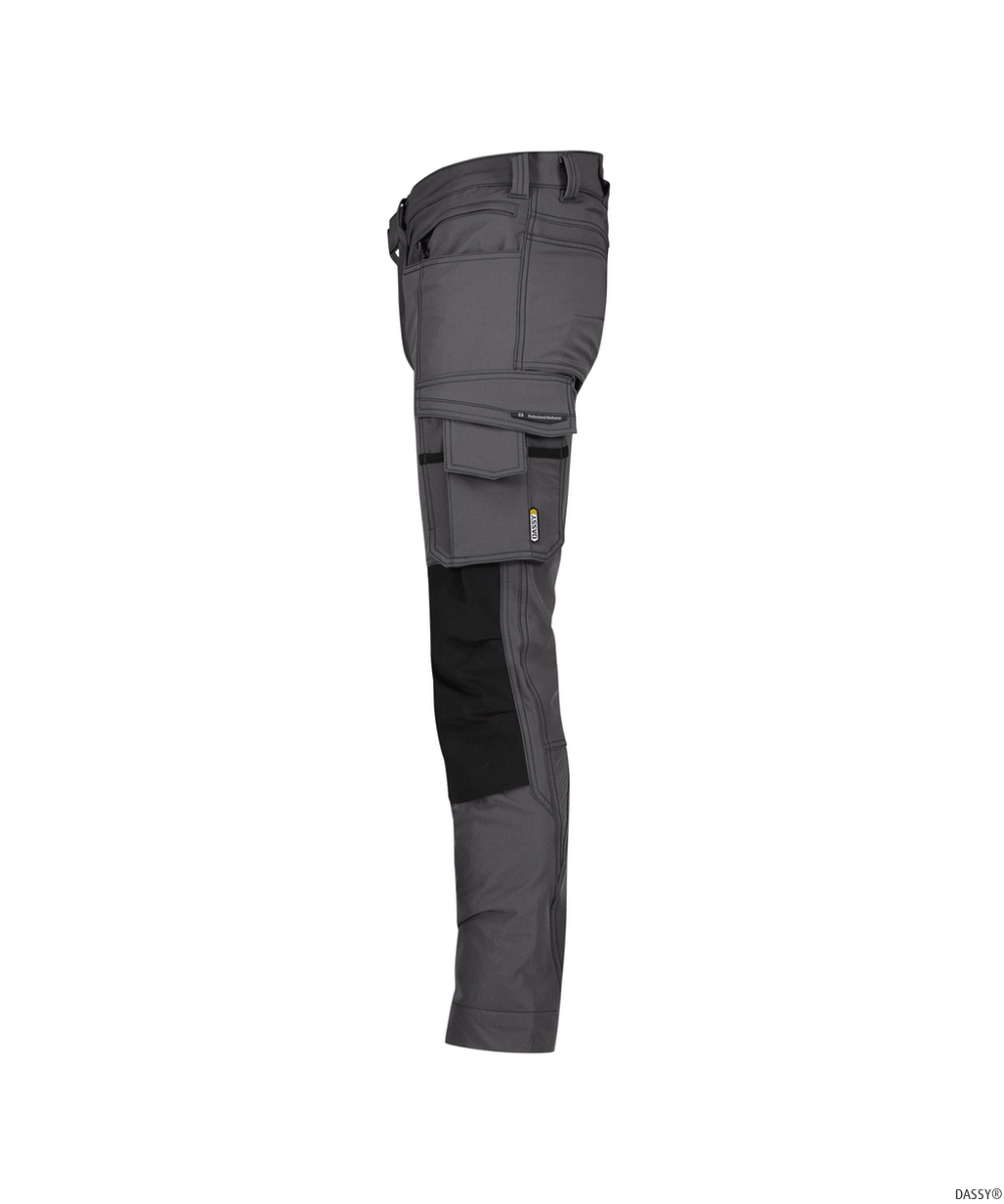 DASSY-Stretch-Arbeitshose, IMPAX, anthrazitgrau/schwarz