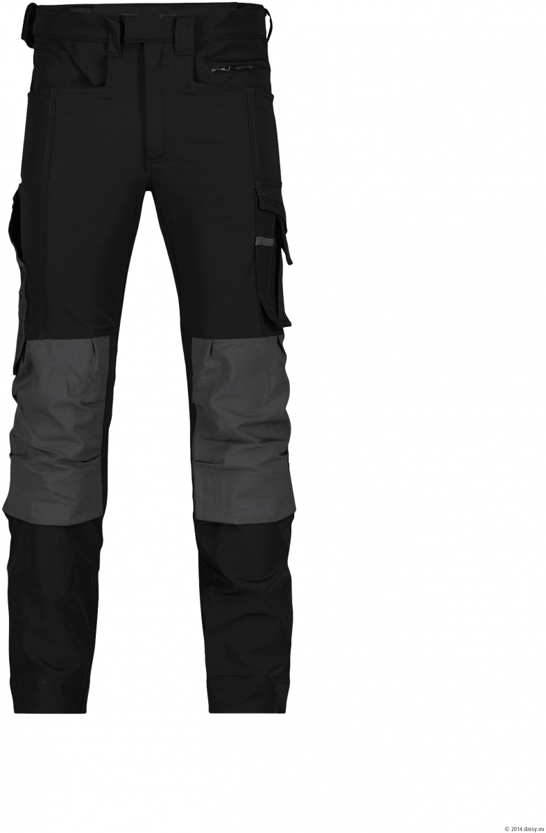 DASSY-Stretch-Arbeitshose, IMPAX, schwarz/anthrazitgrau