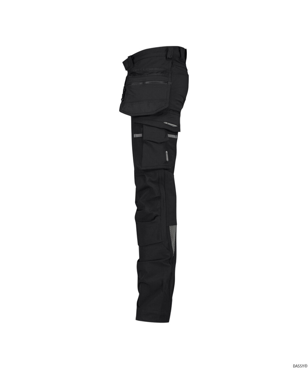 DASSY-Stretch-Arbeitshose MATRIX, schwarz