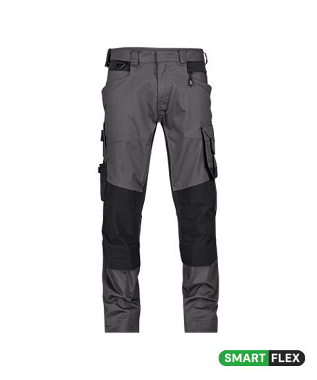 DASSY-Stretch-Arbeitshose mit Kniepolstertaschen DYNAX NEXT, 245 g/m², anthrazitgrau/schwarz