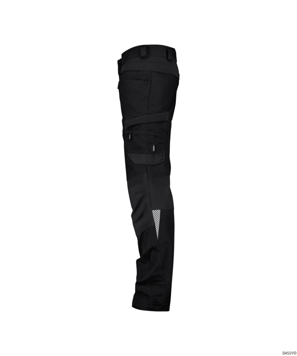 DASSY-Stretch-Arbeitshose HELIX NEXT, schwarz