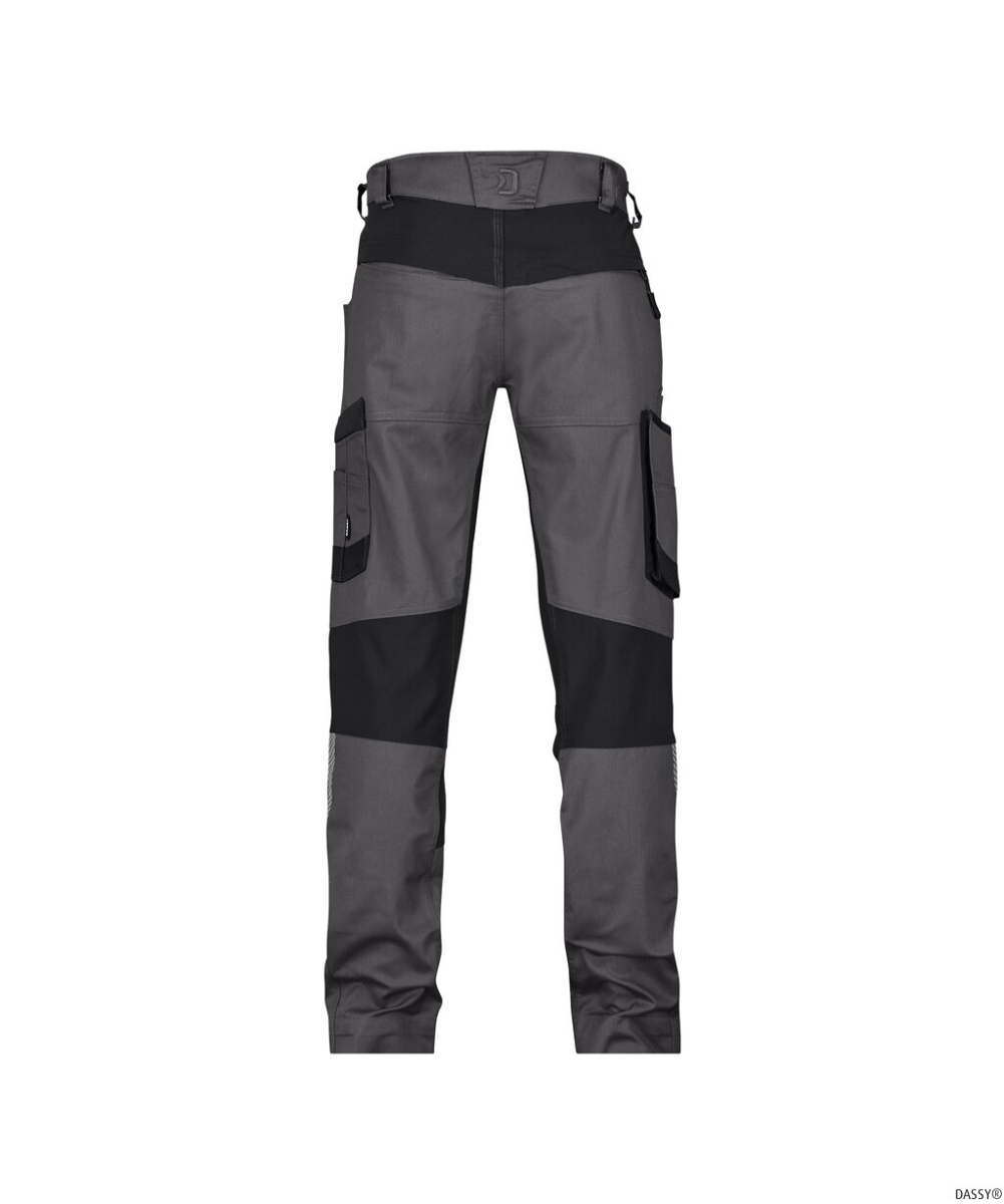 DASSY-Stretch-Arbeitshose HELIX NEXT, anthrazitgrau/schwarz