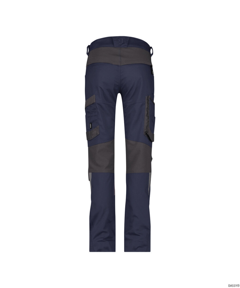 DASSY-Damen-Stretch-Arbeitshose HELIX NEXT, nachtblau/anthrazitgrau