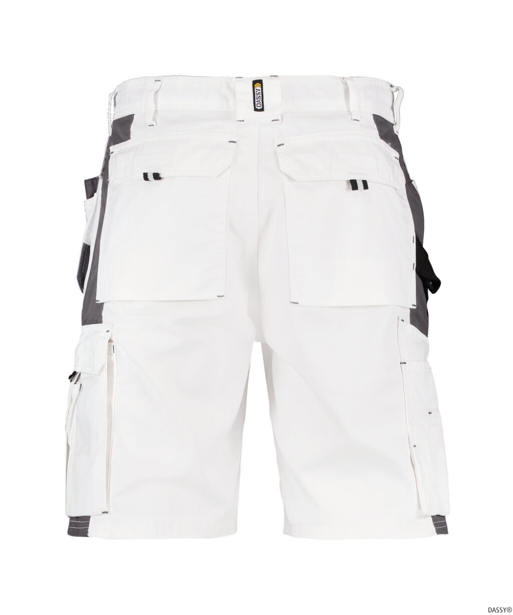 DASSY-Shorts MONZA, , weiß/grau