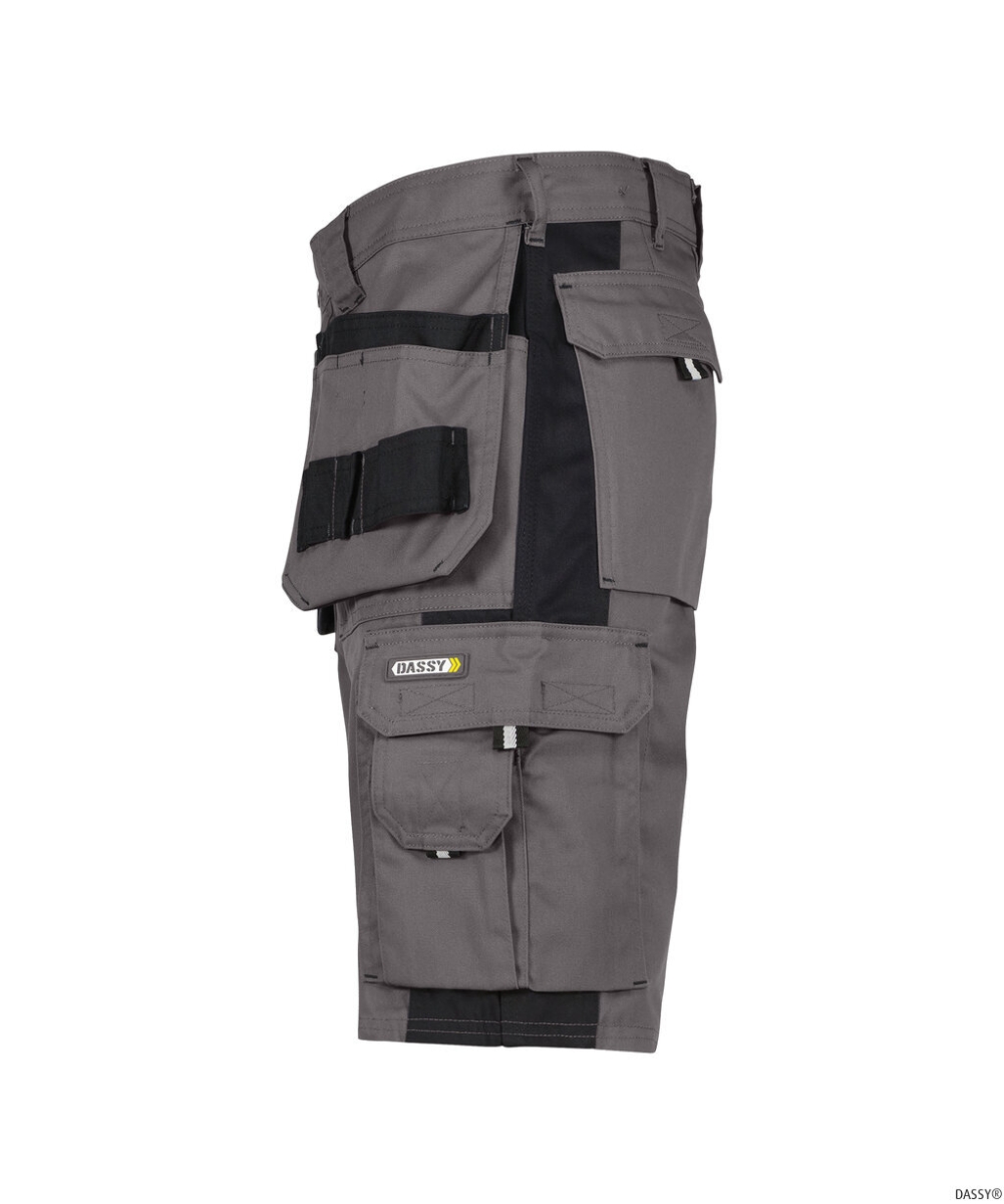 DASSY-Shorts MONZA, , grau/schwarz