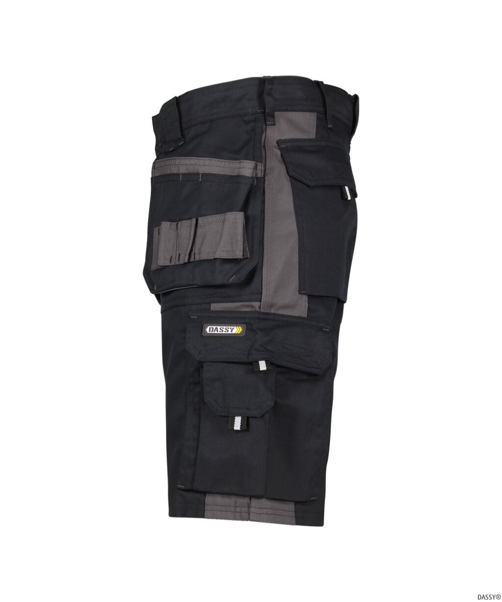 DASSY-Shorts MONZA, , schwarz/grau