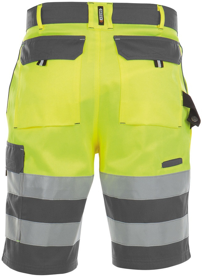 DASSY-Warnschutz, Shorts VENNA , gelb/grau