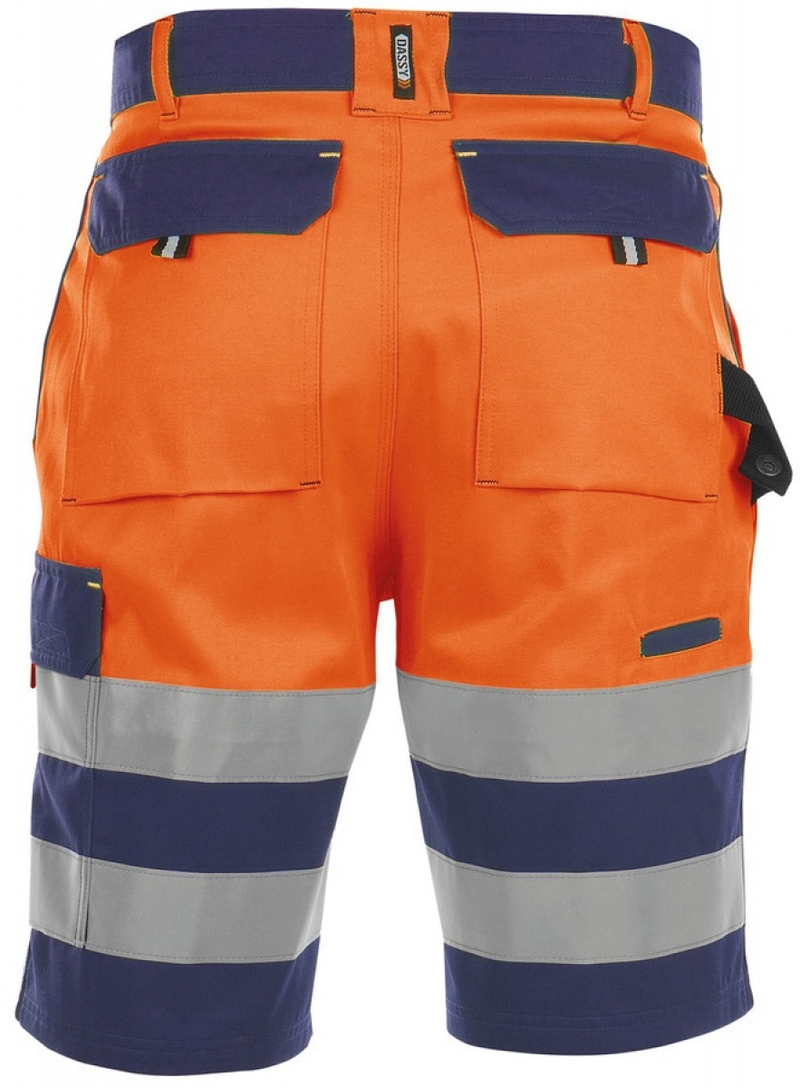 DASSY-Warnschutz, Shorts "VENNA" , orange/dunkelblau
