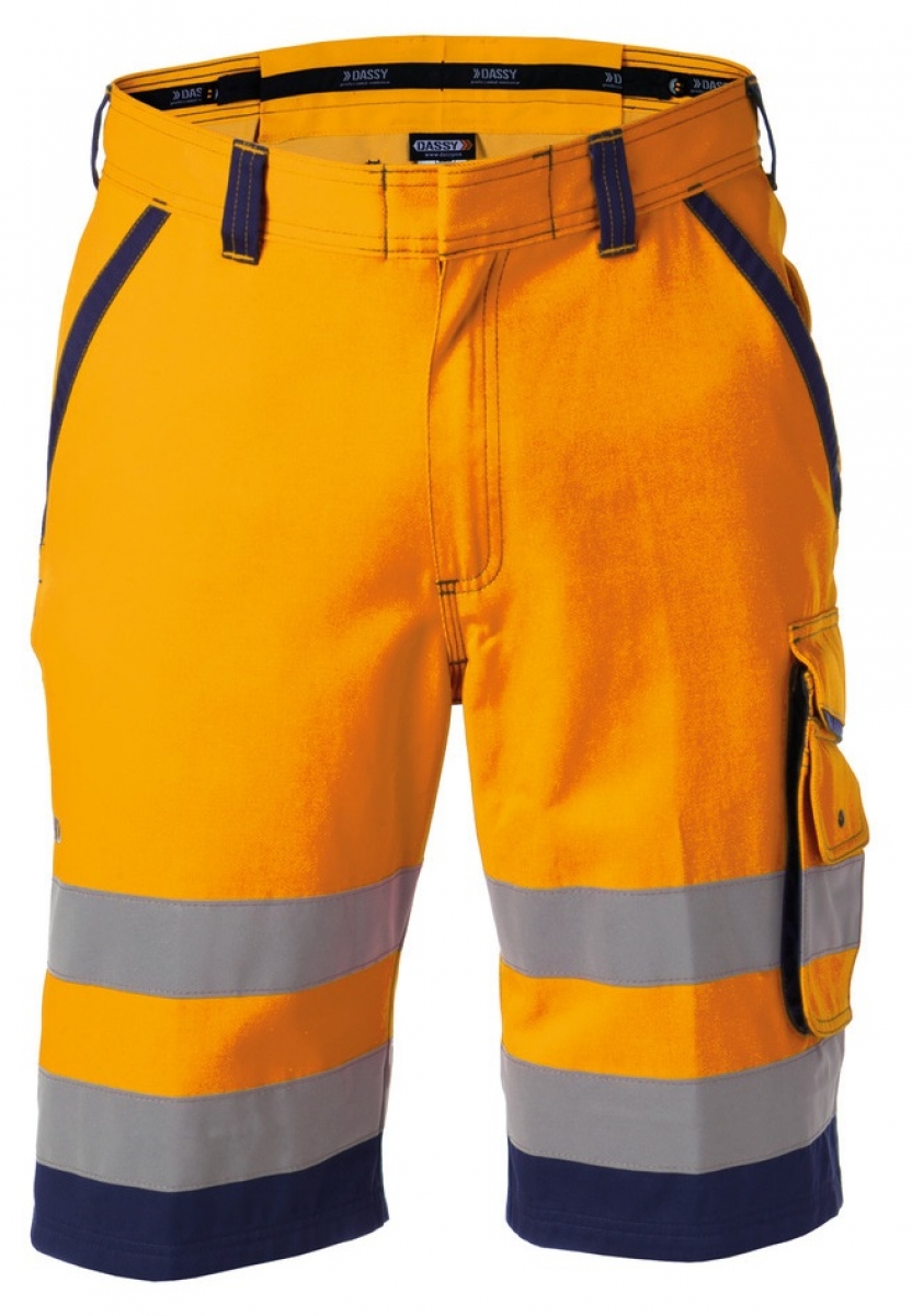 DASSY-Warnschutz, Shorts "LUCCA" orange/dunkelblau