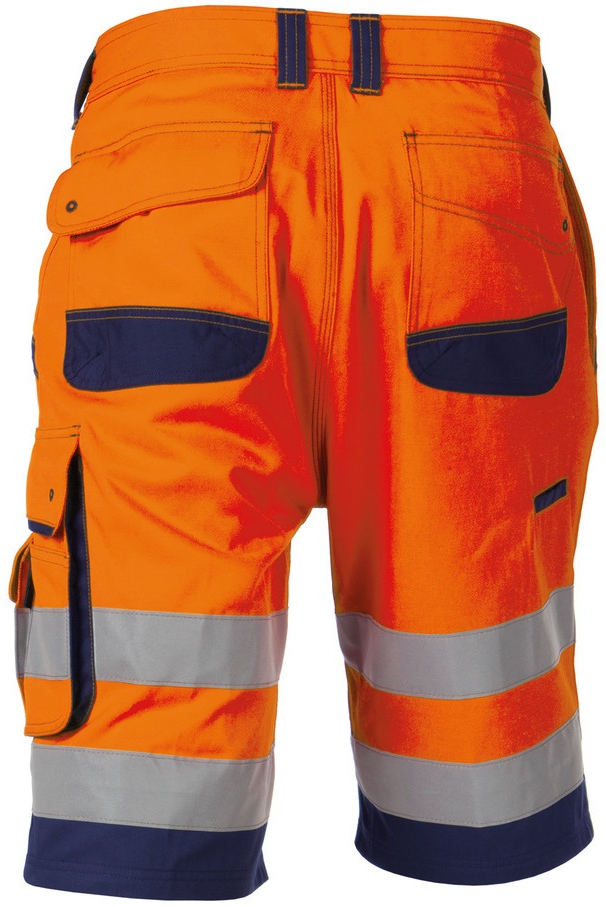 DASSY-Warnschutz, Shorts LUCCA orange/dunkelblau