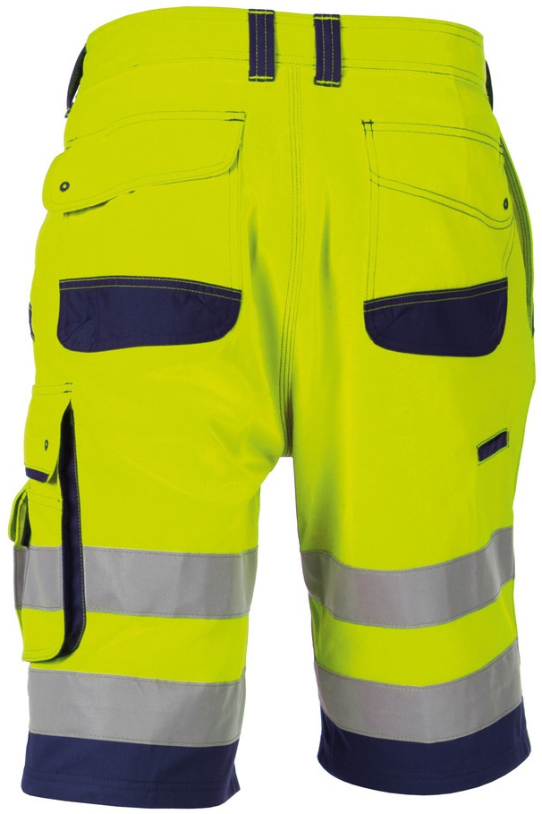 DASSY-Warnschutz, Shorts LUCCA gelb/dunkelblau