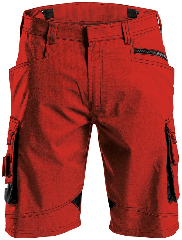 DASSY-Shorts "COSMIC",  rot/schwarz