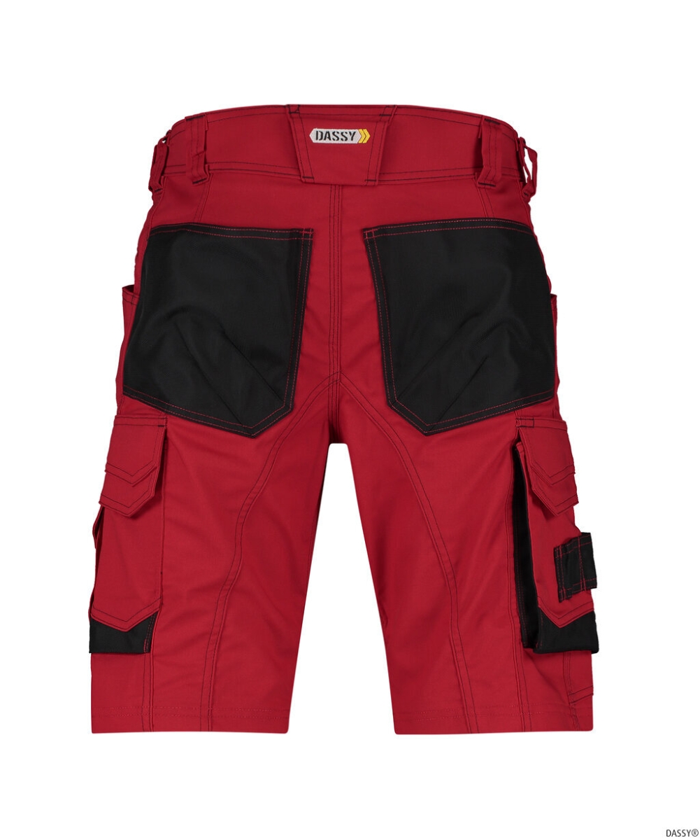 DASSY-Shorts COSMIC, rot/schwarz