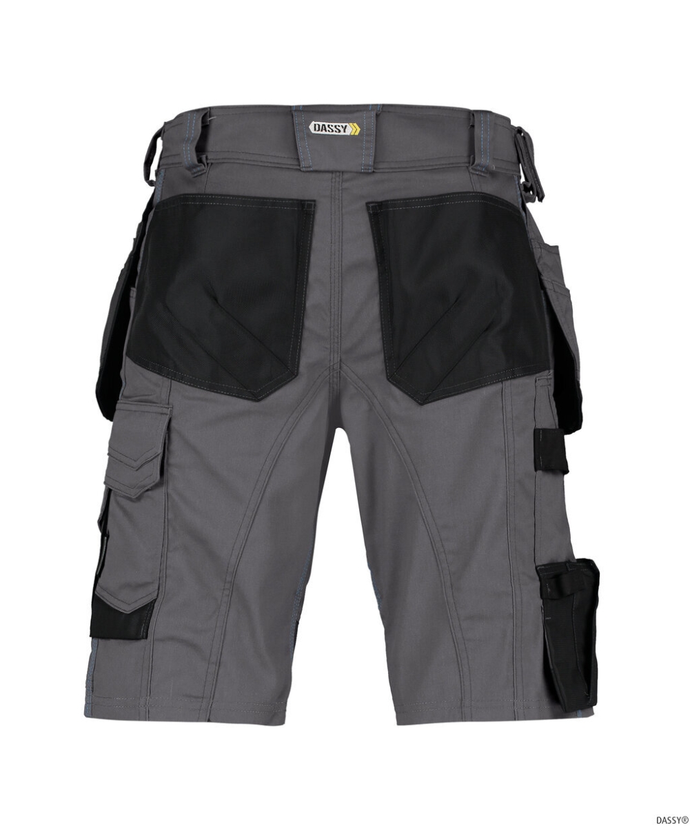 DASSY-Shorts BIONIC, grau/schwarz