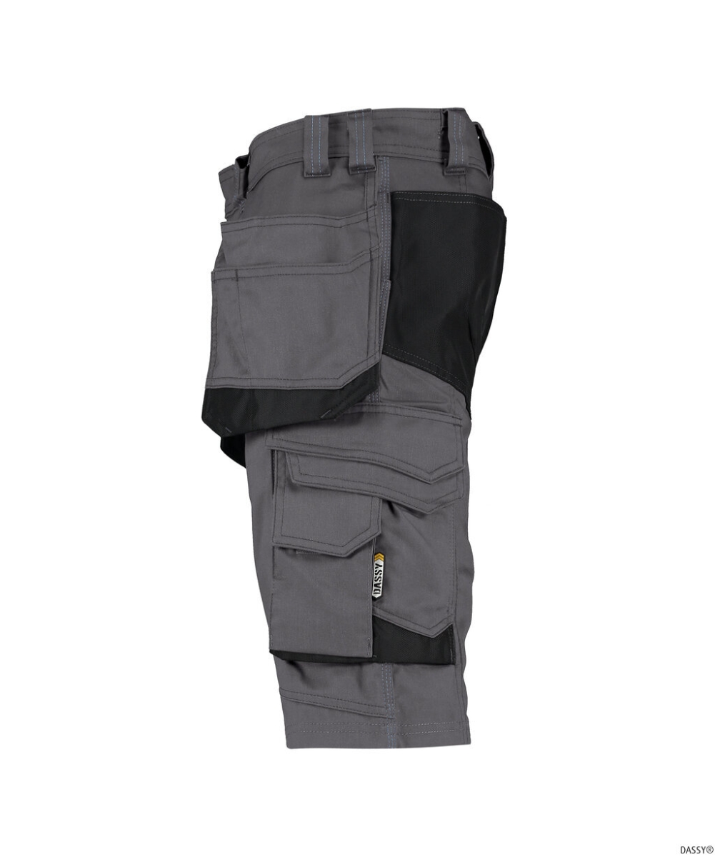 DASSY-Shorts BIONIC, grau/schwarz
