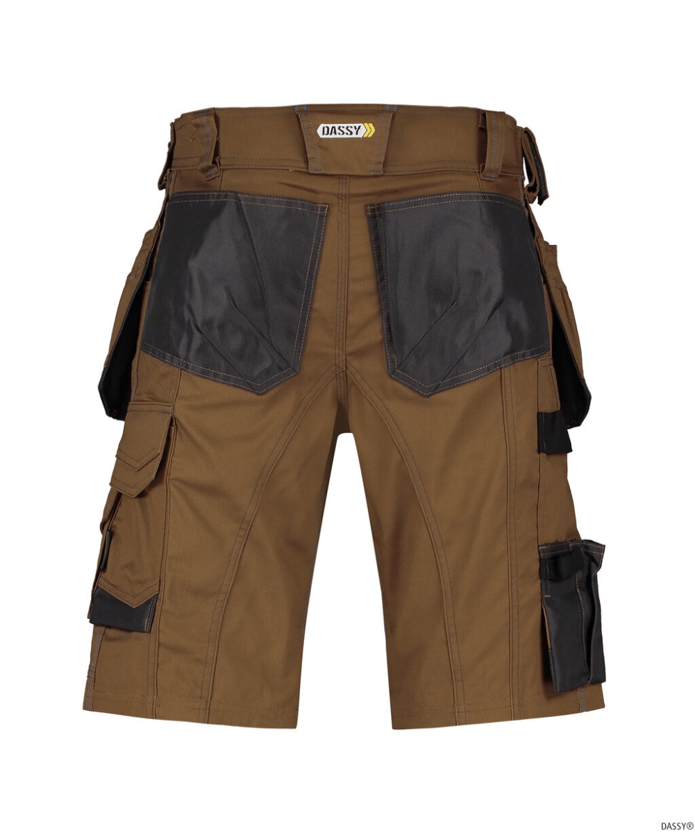 DASSY-Shorts BIONIC, braun/grau