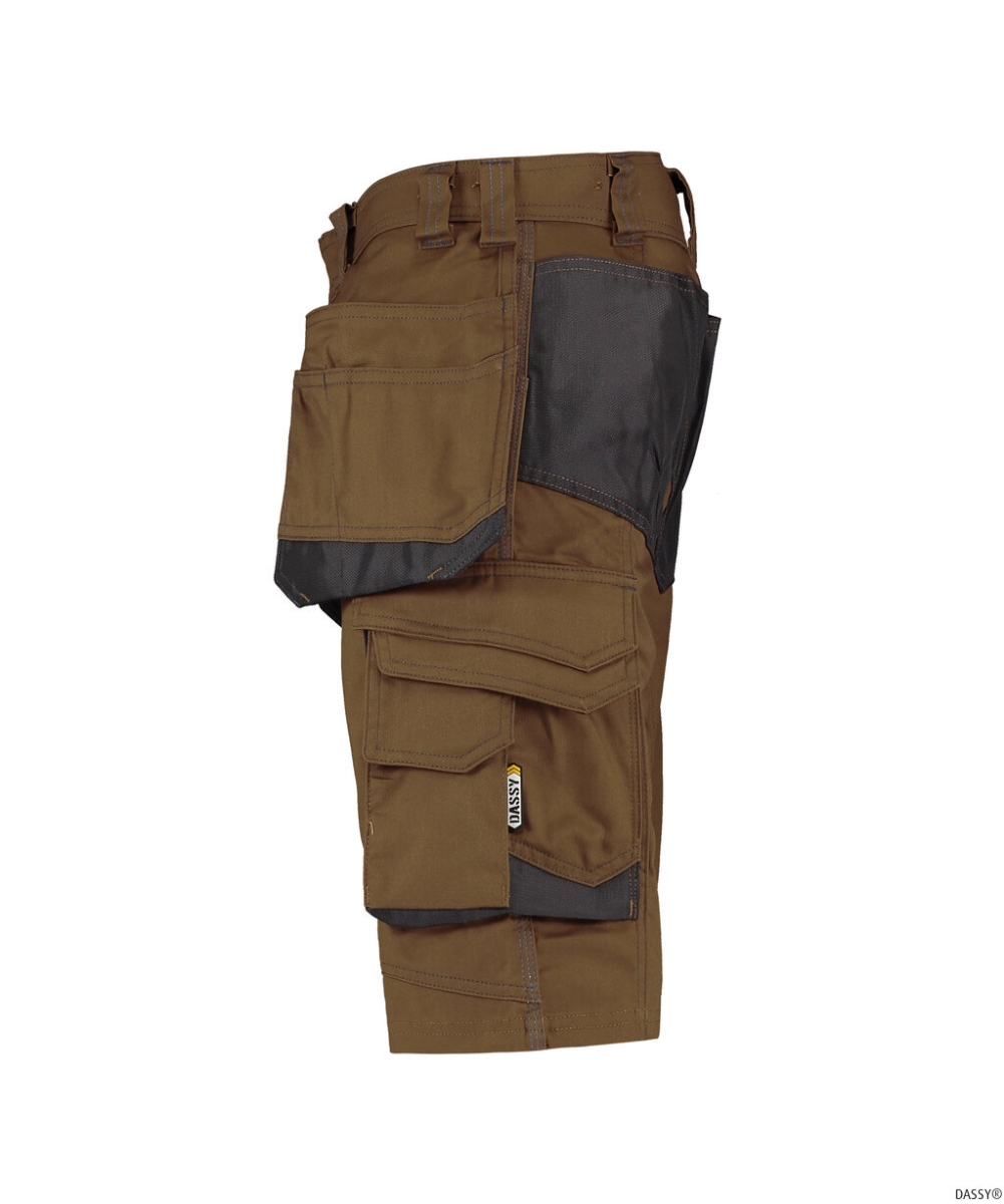 DASSY-Shorts BIONIC, braun/grau