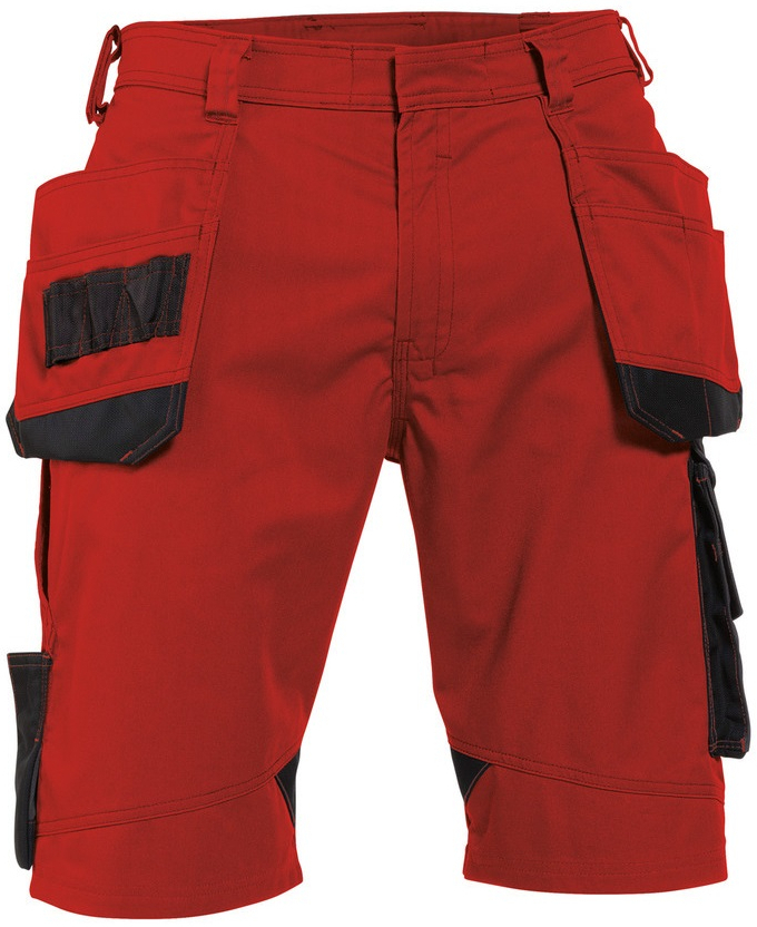 DASSY-Shorts "BIONIC", rot/schwarz