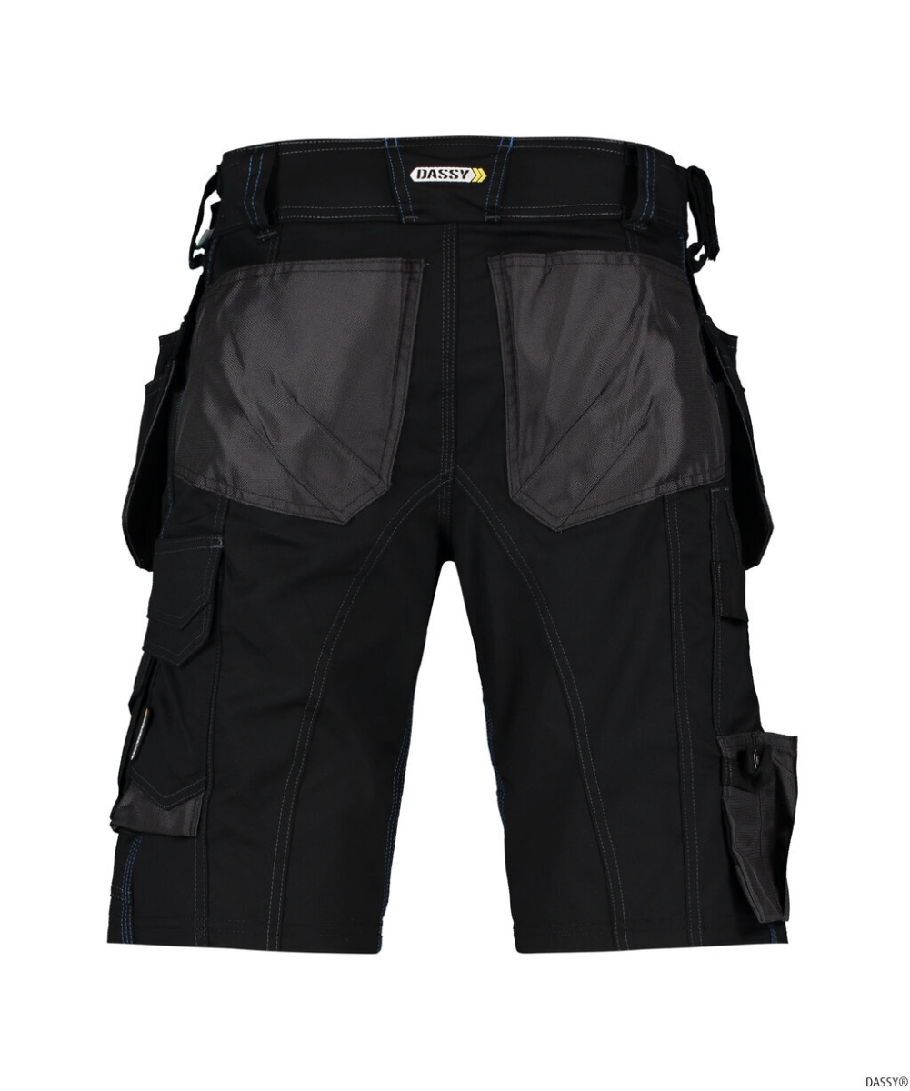 DASSY-Shorts BIONIC, schwarz/grau
