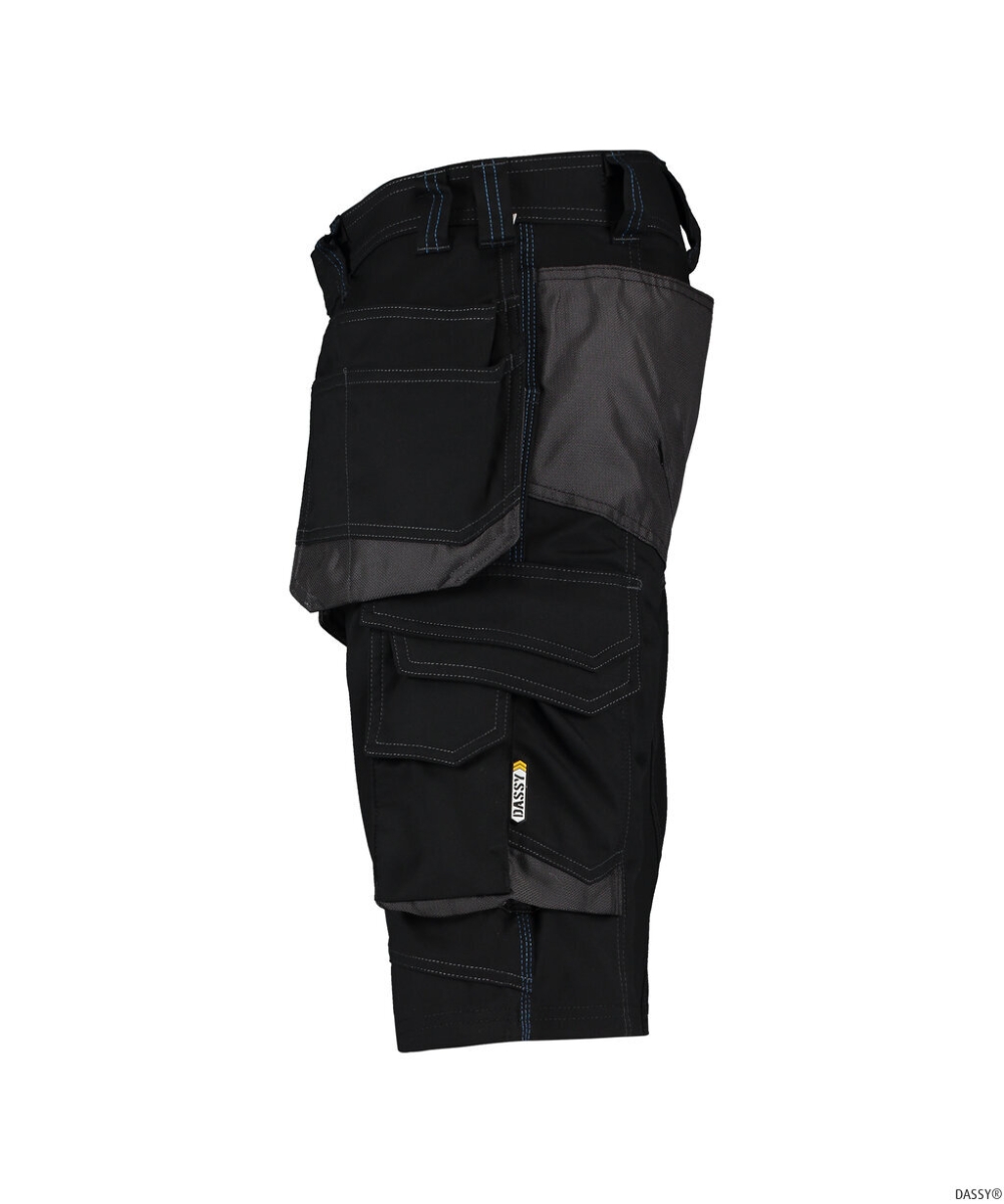 DASSY-Shorts BIONIC, schwarz/grau
