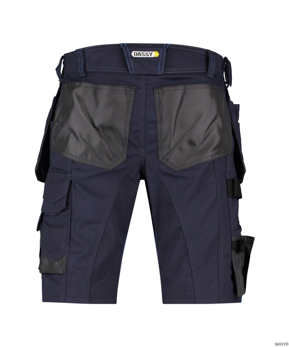 DASSY-Shorts BIONIC, dunkelblau/grau
