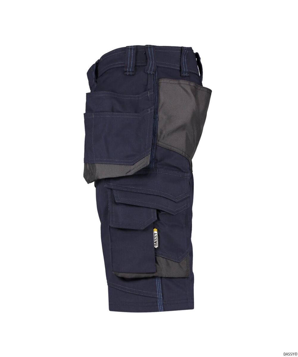 DASSY-Shorts BIONIC, dunkelblau/grau