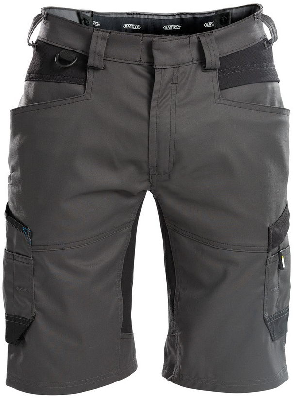 DASSY-Shorts "AXIS", grau/schwarz