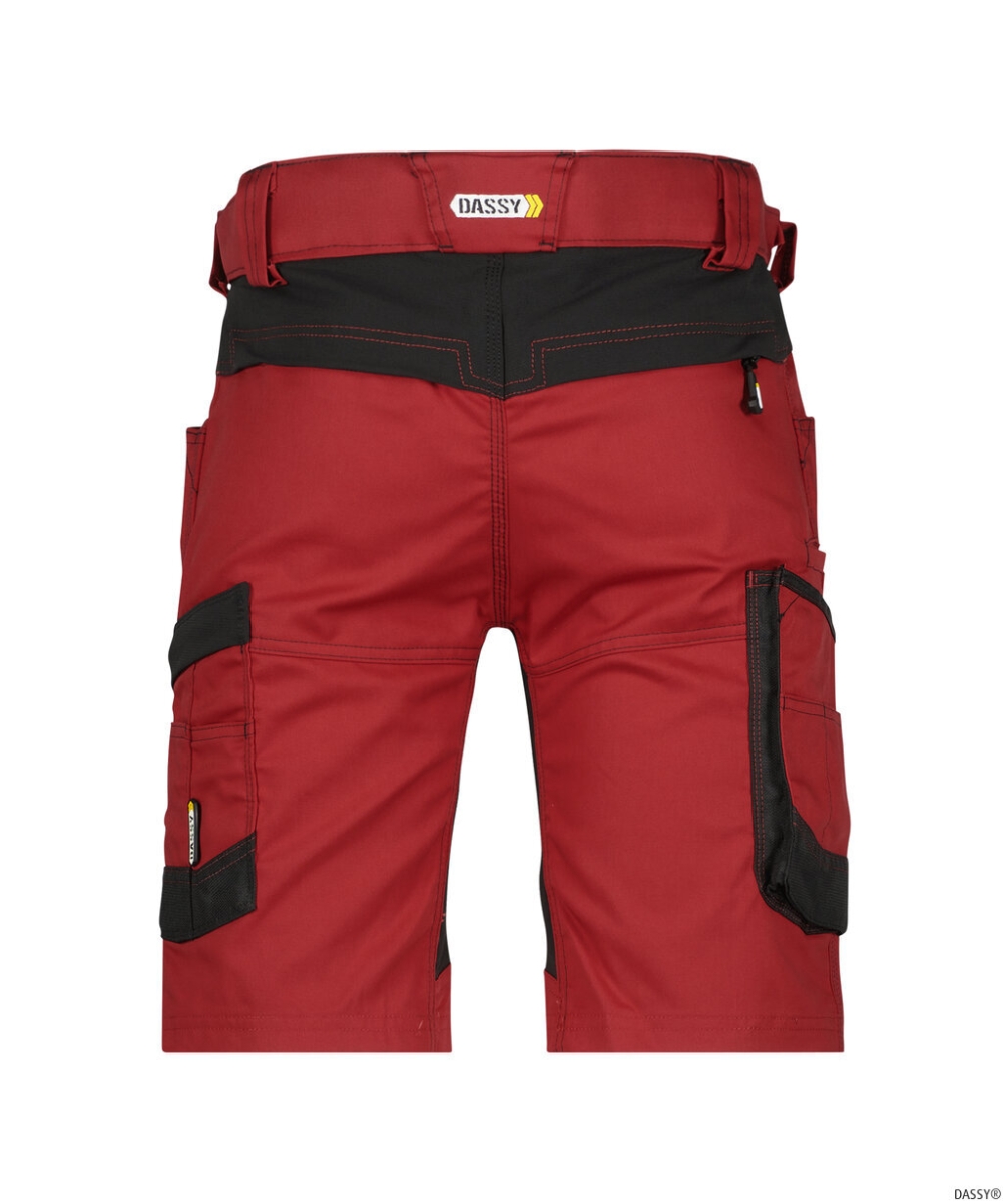 DASSY-Shorts AXIS, rot/schwarz