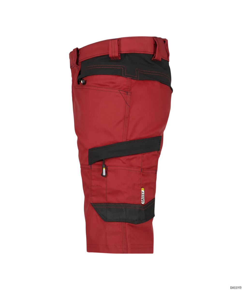 DASSY-Shorts AXIS, rot/schwarz