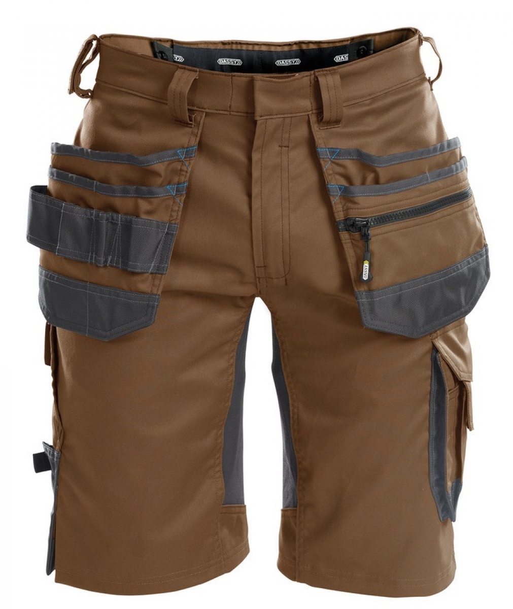 DASSY-Shorts "TRIX", braun/grau