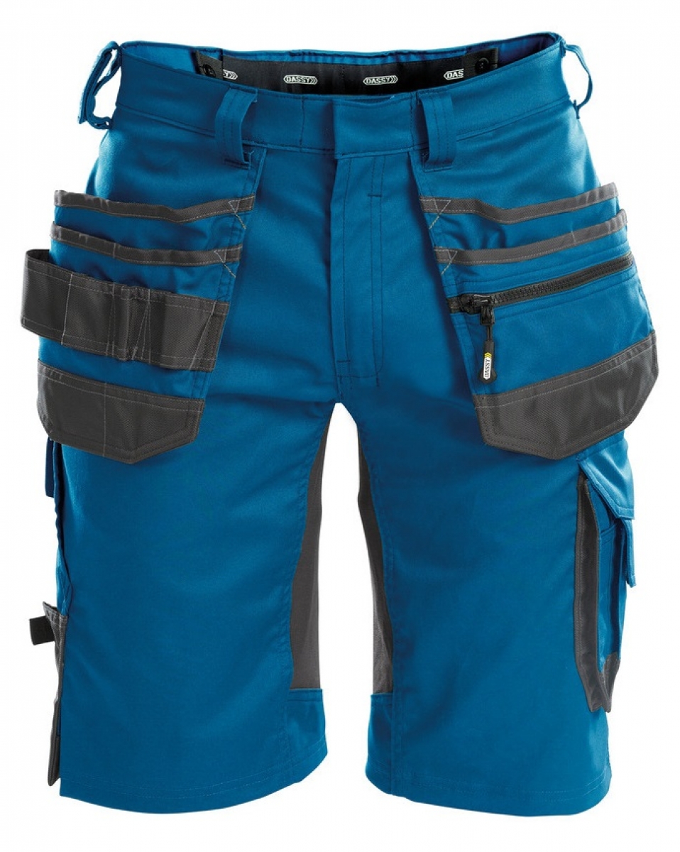 DASSY-Shorts "TRIX", kornblau/grau