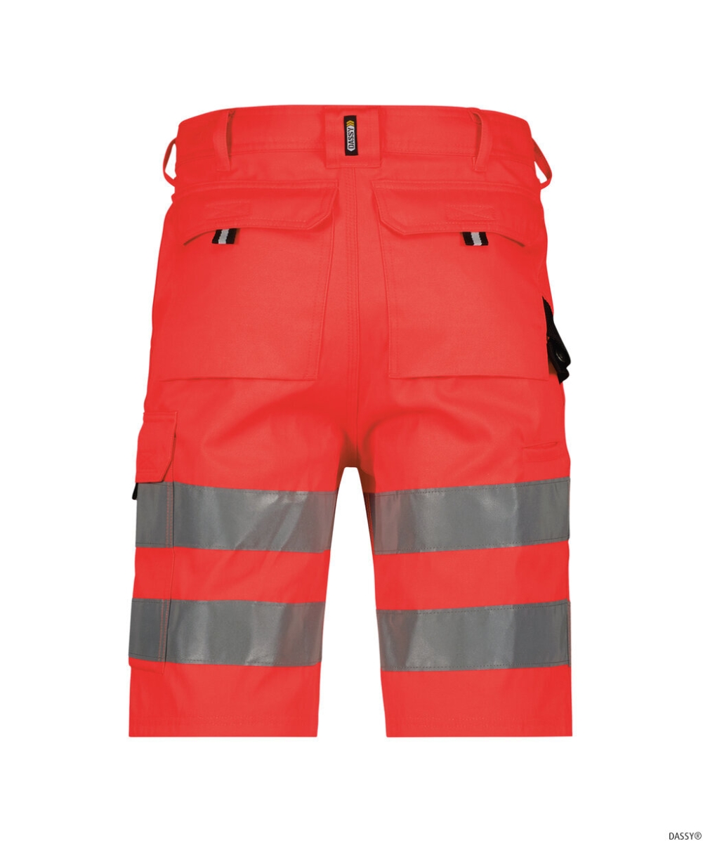 DASSY-Warnschutz-Shorts IDAHO, neonrot
