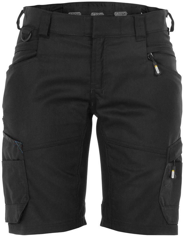 DASSY-Damen-Short mit Stretch"AXIS", schwarz