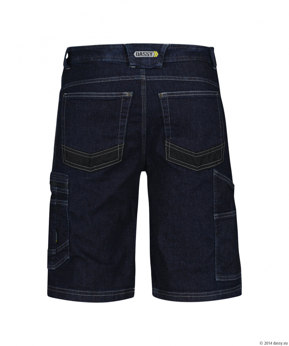DASSY® Tokyo Jeans-Arbeitsshorts mit Stretch, dunkel jeansblau