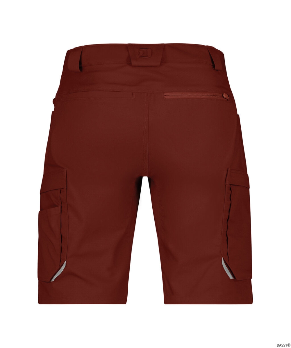 DASSY-Arbeitsshorts ZION, 250 g/m², gebranntes ziegelrot