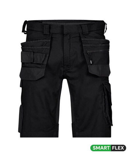 DASSY-Arbeitsshorts Stretch mit Holstertaschen TRIX NEXT, schwarz