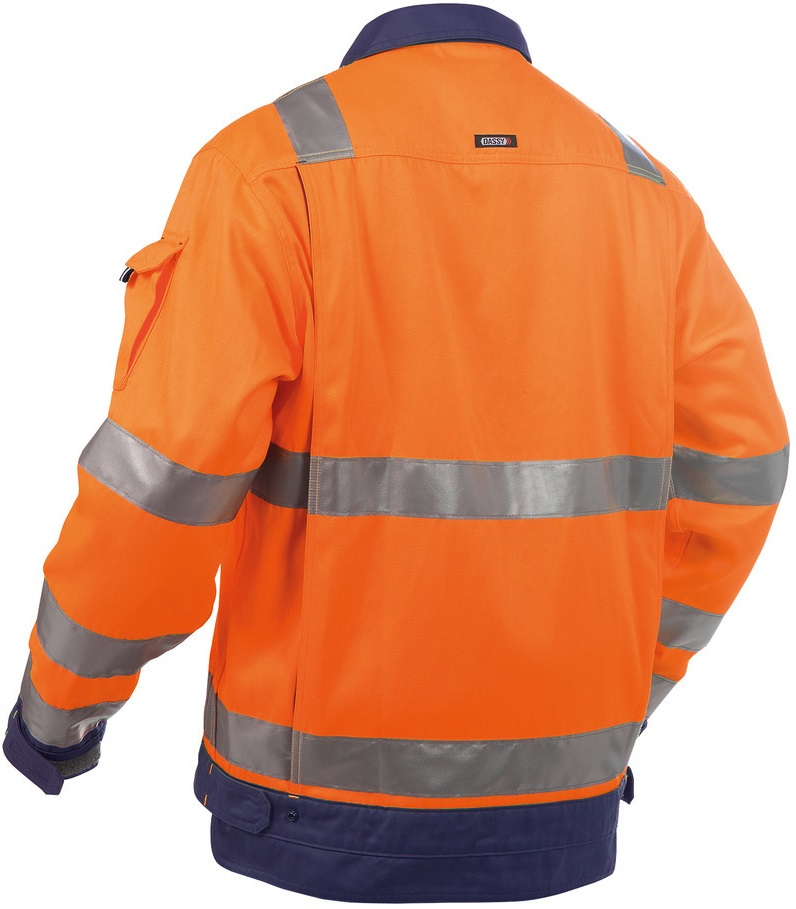 DASSY-Warnschutz, Jacke "DUSSELDORF" , orange/dunkelblau