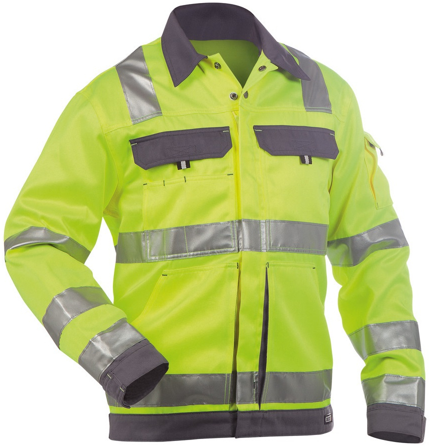 DASSY-Warnschutz, Jacke DUSSELDORF , gelb/grau