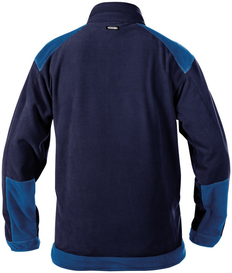 DASSY-Workwear, Fleecejacke KAZAN, dunkelblau/kornblau