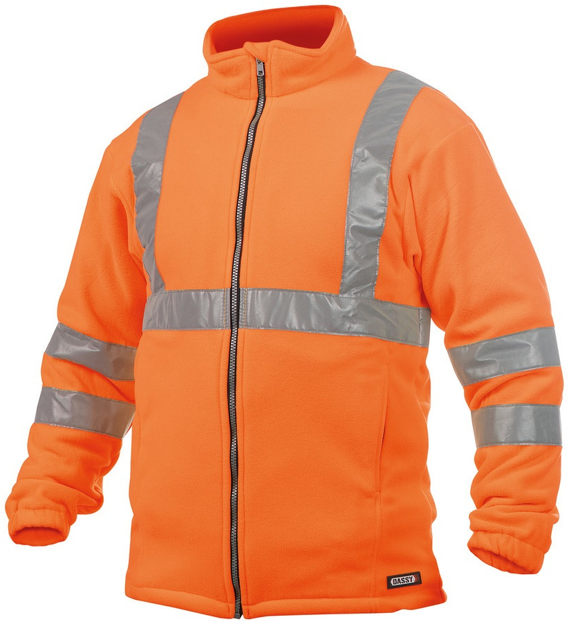 DASSY-Warnschutz, Fleecejacke "KALUGA" , orange