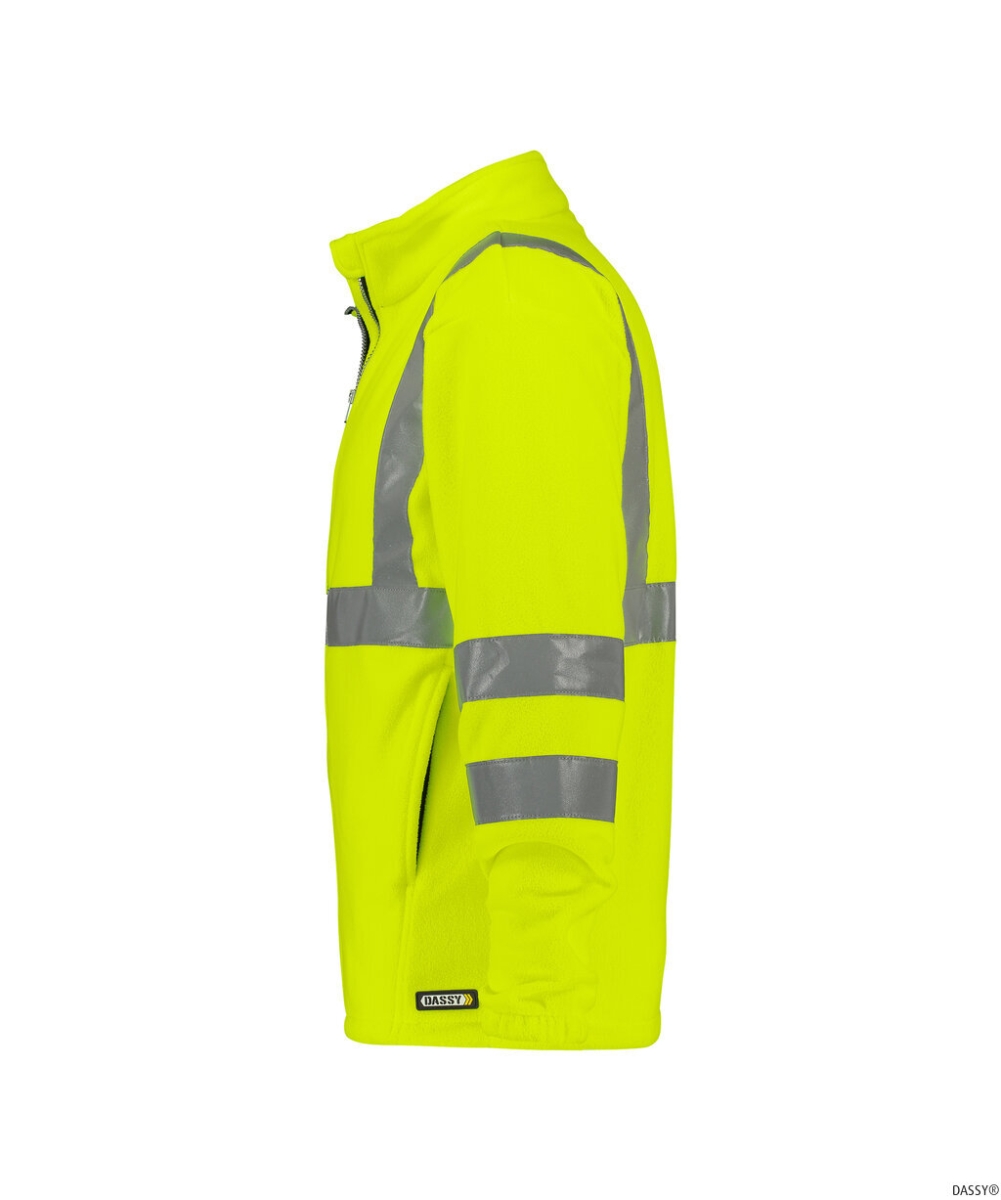 DASSY-Warnschutz, Fleecejacke KALUGA , gelb