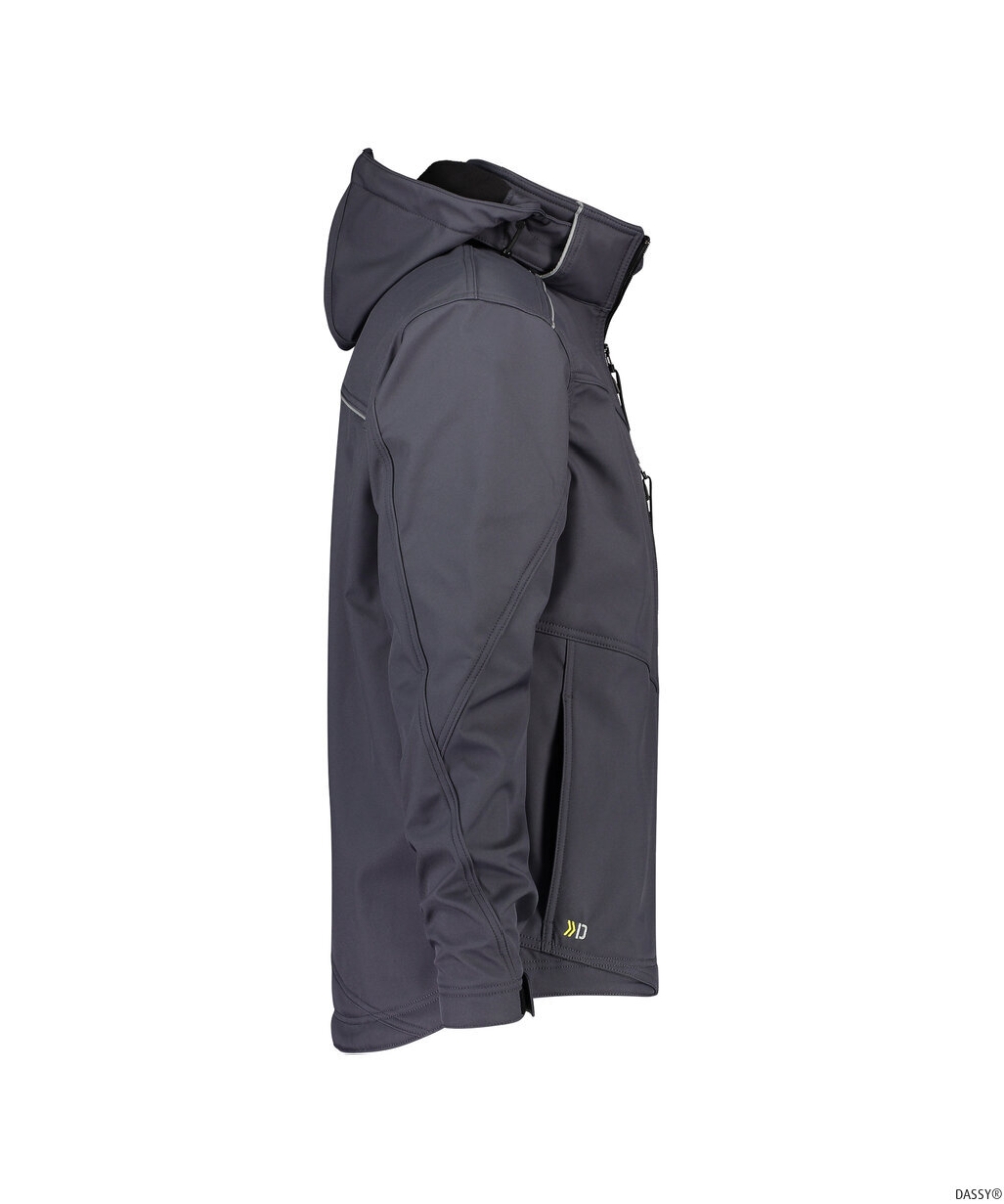 DASSY-Workwear, Softshell-Jacke TAVIRA , grau