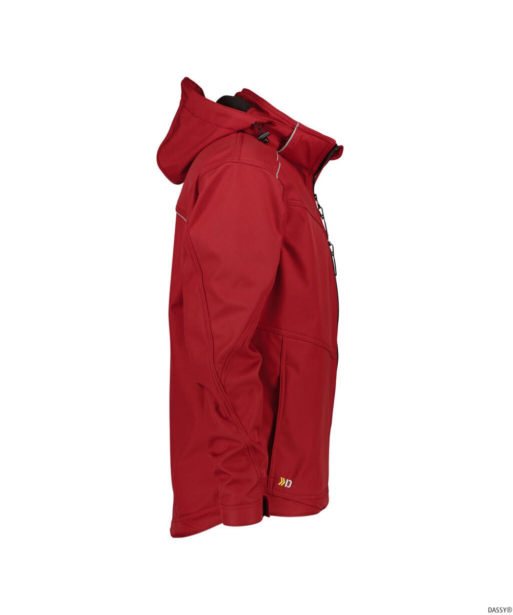 DASSY-Workwear, Softshell-Jacke TAVIRA , rot