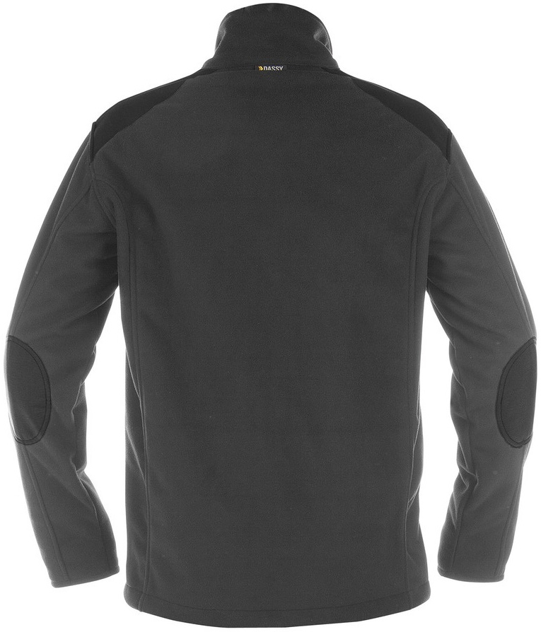 DASSY-Workwear, Fleecejacke CROFT, grau/schwarz