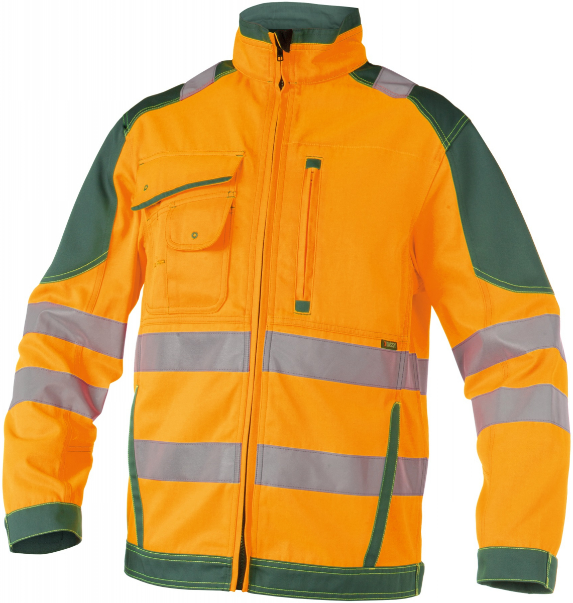 DASSY-Warnschutz, Arbeitsjacke "ORLANDO", orange/grn