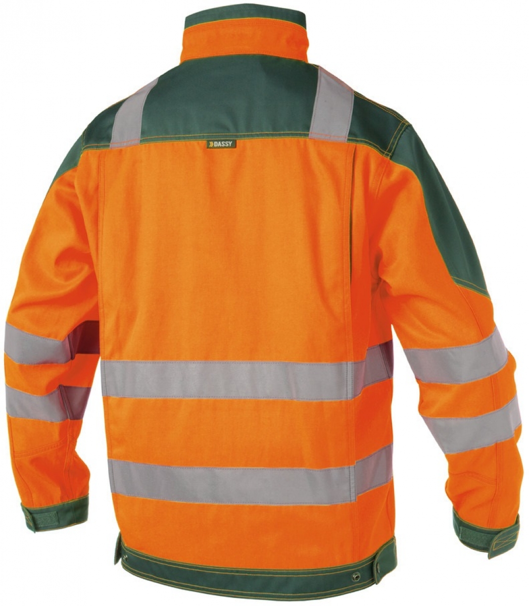 DASSY-Warnschutz, Arbeitsjacke "ORLANDO", orange/grn