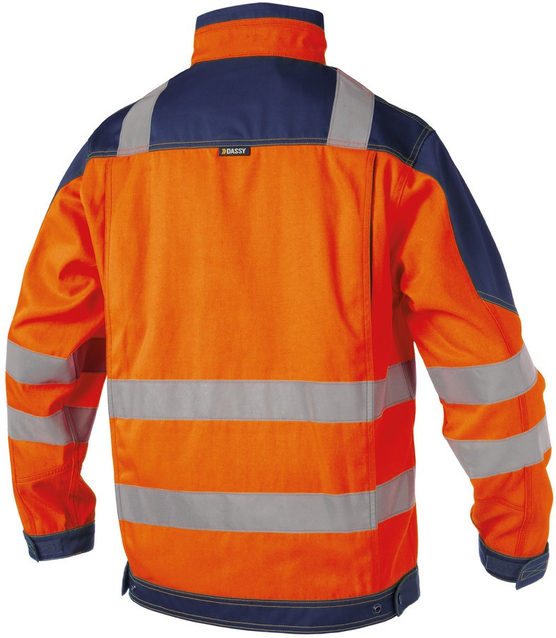 DASSY-Warnschutz, Arbeitsjacke ORLANDO, orange/blau