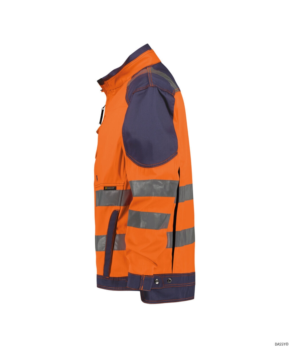 DASSY-Warnschutz, Arbeitsjacke ORLANDO, orange/blau